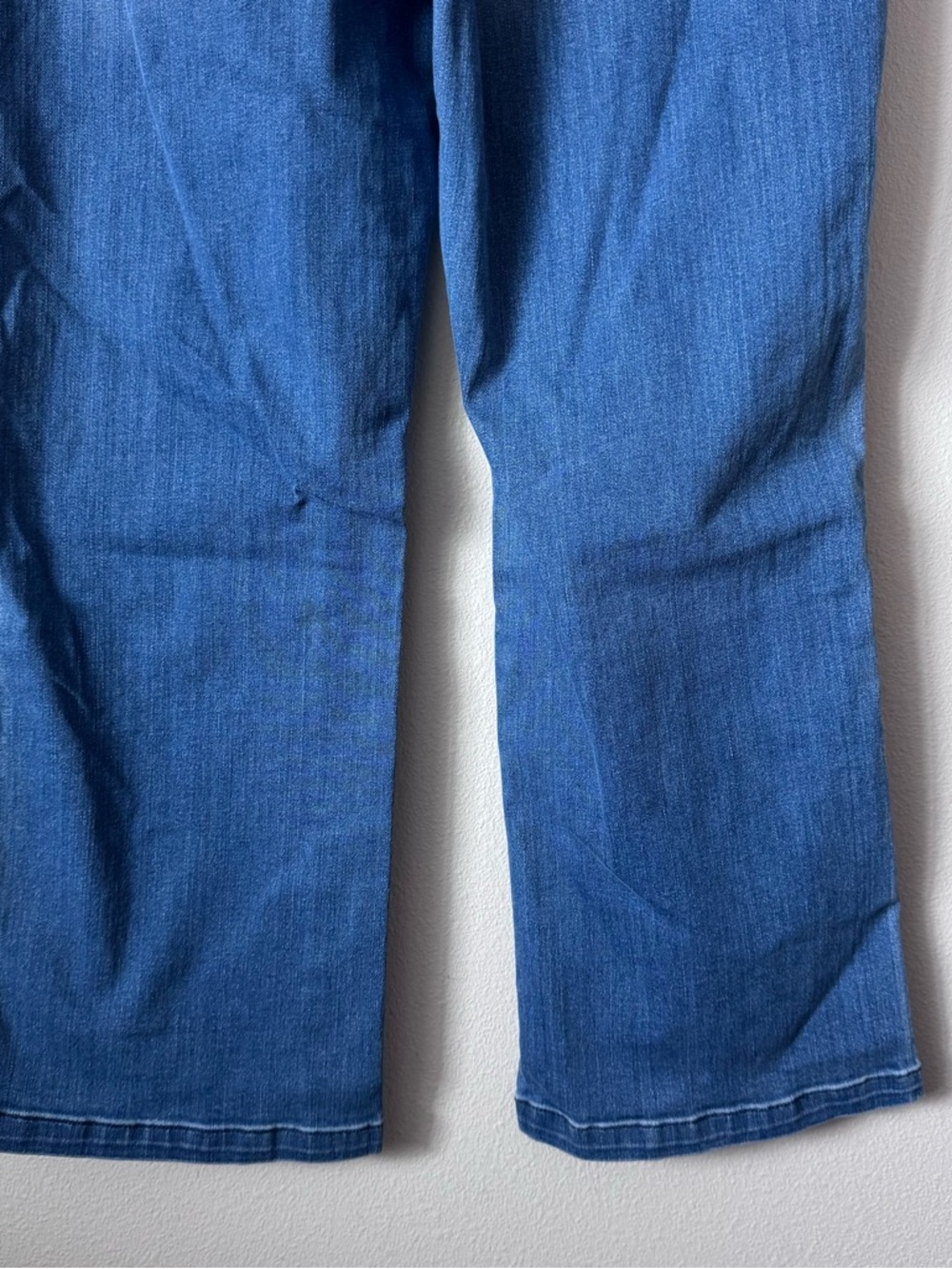 SPANX Wide Leg High-Rise Pull on Jeans in Medium Blue - Picture 7 of 11